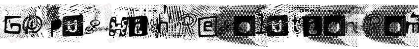 GO pus High Resolution Roman字体转换